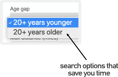 search for an age gap